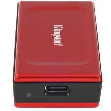 Внешний SSD Kingston XS1000, 2TB, USB 3.2 Gen 2 Type-C, R/W 1050/1000, красный