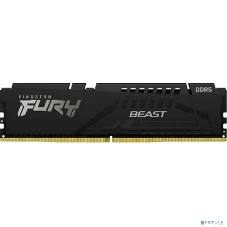 Оперативная память Kingston Fury Beast, DDR5, 32GB (1x32GB), 6000 MHz, CL36, с радиатором, черный