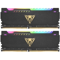 Оперативная память Patriot Viper Steel, DDR4, 16GB (1x16 GB), 3200 MHz, CL16, DIMM, радиатор, черный