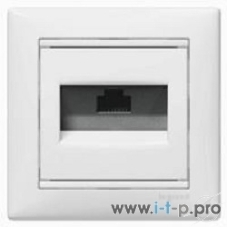 Компьютерная розетка Legrand Valena 774230, белая RJ45 5 кат UTP