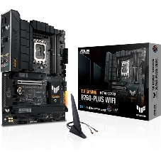 Материнская плата ASUS TUF GAMING B760-PLUS WIFI, LGA 1700, Intel B760, 4xDDR5, 4xSATA, 3xM.2, 1xPCI-E 5.0 x16, 1xPCI-E 3.0 x4, 1xUSB-A 3.2 Gen 2, 3xUSB-A 3.2 Gen 1, 1xUSB-C 3.2 Gen 2x2, 1x2.5Gb LAN, 5x3.5 мм, 7.1, Wi-Fi 6, Bluetooth 5.2, Standard-ATX