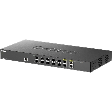 Коммутатор настраиваемый L2+ D-Link DXS-1210-12SC/B1A PROJ с 10 портами 10Gbase-X SFP+ и 2 комбо портами 10Gbase-T/SFP+