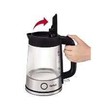 Электрочайник Tefal KI750D30 серебристый, 1.7 л, 2400 Вт, скрытый нагревательный элемент