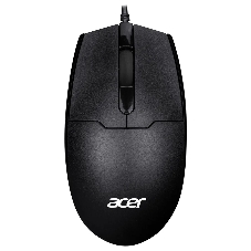 Мышь проводная Acer OMW126 черный, 1200 dpi, USB, кнопки - 3