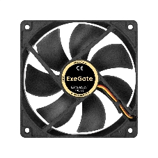 Вентилятор для корпуса ExeGate EX12025B3P черный, 120 мм, 1550 об/мин, 25 дБ, 3 pin