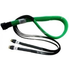 Кабель U.2 Enabler, HD (SFF8643) -to- Slimline (SFF8654), 1m, Used with systems that use the Slimline connector on the backplane (05-50063-00)
