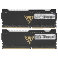 Оперативная память Patriot Viper Steel, DDR4, 16GB (1x16 GB), 3200 MHz, CL16, DIMM, радиатор, черный
