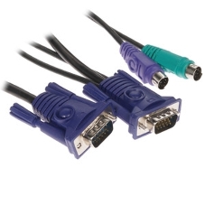 Кабель D-Link DKVM-CB/B1AКабель KVM длиной 1,8 м с разъемами VGA и PS/2
