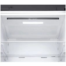 Холодильник LG GA-B509CLSL графитовый двухкамерный 277/107л морозилка снизу, No Frost