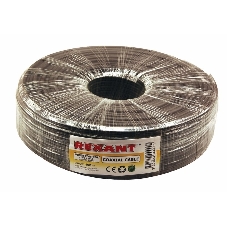 Кабель Rexant ККСВ-П+2х0,5 мм (бухта 100 м) черный