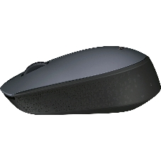 Мышь беспроводная Logitech M170 черный/темно-серый, 1000 dpi, радиоканал, USB, кнопки - 3