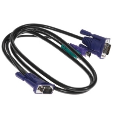 Кабель D-Link DKVM-CB/B1AКабель KVM длиной 1,8 м с разъемами VGA и PS/2