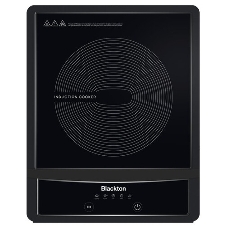 Плита настольная электрическая Blackton Bt IC132C Black, индукционная, 2000 Вт, тип управления: электронное, количество автоматических программ: 5, размер варочной поверхности: 190 мм, материал корпуса: пластик, керамика, автоотключение при снятии посуды, максимальный вес: 15 кг, нескользящие ножки, длина шнура: 1.2 м