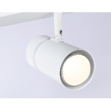 Накладной поворотный спот Ambrella light TA13177/2 WH белый GU10/2 max 12W 295*60*130