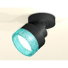Светильник Ambrella Light XM8102043 SBK/BL черный песок/голубой GX53 (A2229, A2106, C8102, N8488)