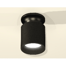 Светильник Ambrella Light XS6302101 SBK/PBK черный песок/черный полированный MR16 GU5.3 (N6902, C6302, N6111)