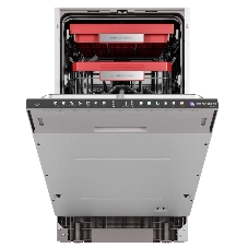 Встраиваемая посудомоечная машина Kuppersberg GSS 4577, High-Tech, 45 см, 10 комплектов, 3 корзины, 8 программ, конденсационная сушка, отсрочка старта 1-24 ч, инверторный мотор, LED подсветка, сенсорное управление, энергоэффективность А+++