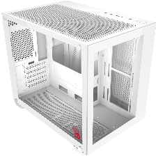 Компьютерный корпус Bloody BD-CC108 белый без БП mATX 9x120мм 2xUSB 3.0 audio bott PSU