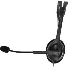 Гарнитура Logitech H110 серебристый, проводная, 3.5 мм