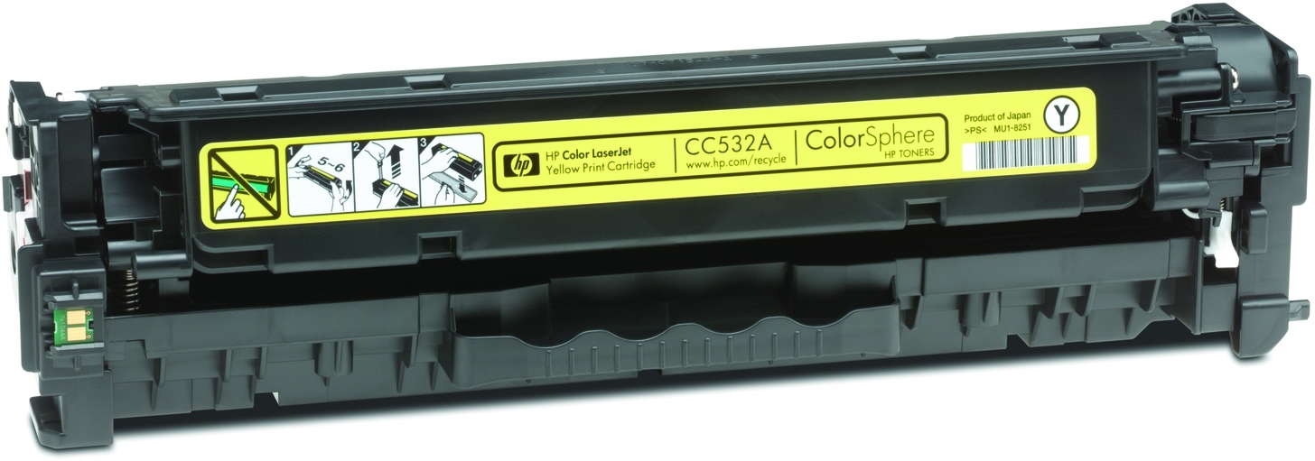 Картридж лазерный HP CC532A желтый для LJ CP2025/CM2320 2800стр.