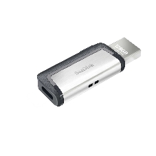 Флешка USB SanDisk DDC2 Ultra Dual (SDDDC2-032G-G46), 128Gb, USB 3.0/USB 3.1 Type C, R/W 150/30, серый/черный