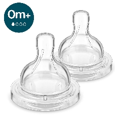 Соска для бутылочки Philips Anti-colic 0+ мес., 2 шт.