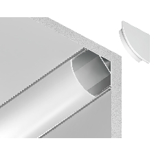 Алюминиевый профиль Ambrella light GP2100AL серебро 2000*15.7*15.7