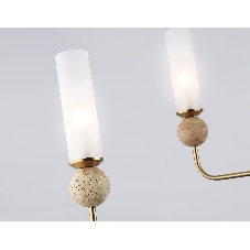 Люстра Ambrella light LH53251/6 BS/FR латунь/белый матовый E14*6 max 40W D1050*1445