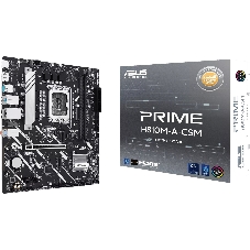 Материнская плата ASUS PRIME H810M-A-CSM, LGA1851, Intel H810, 2xDDR5, 4xSATA, 2xM.2, 1xPCIe 4.0 x16, DisplayPort, HDMI, 1x1Gb LAN, 3x3.5 мм, 7.1, microATX