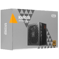 Блок питания PCCooler KN1000, 1000Вт, 80+ Gold, 120мм, модульный, черный