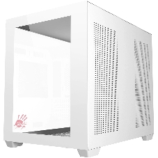 Компьютерный корпус Bloody BD-CC108 белый без БП mATX 9x120мм 2xUSB 3.0 audio bott PSU