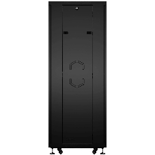 Шкаф телекоммуникационный напольный Cabeus, IP20, 18U, 988х600х600 мм (ВхШхГ), дверь: стекло, боковая панель: сплошная, разборный, черный