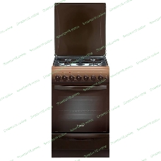 Плита комбинированная Gefest ПГЭ 5102-02 0001 коричневый, конфорок 4 газовых, духовка 55 л, 50 см x 85 см x 58.5 см
