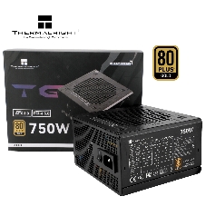 Блок питания Thermalright, 750W 80+ Gold (ATX, 3.0, PCIe 5.0, Non-modular, 1x24(20+4)pin, 1xCPU 8(4+4)pin, 2xPCIe*2 8(6+2)pin, 5xSATA3, 1x12+4pin (12VHPWR PCIe 5.0 12+4pin 600mm), 3xMOLEX4pin, Active, 120x120мм, 150x140x86mm, APFC, black)