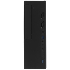 Компьютерный корпус Desktop ExeGate MI-208U2 (mini-ITX/mATX, без БП, 1хUSB+2хUSB 3.0, аудио, черный)