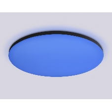 Умный светодиодный светильник FZ2005 BK черный IP54 25W 3000K-6500K+RGB Wi-Fi Алиса/Tuya/Smart Home/Alexa D370*55 (ПДУ ИК)