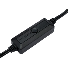 Акустическая система 2.0 Gembird SPK-300, 10Вт, пластик, рег.громкости, RGB подсветка, черный