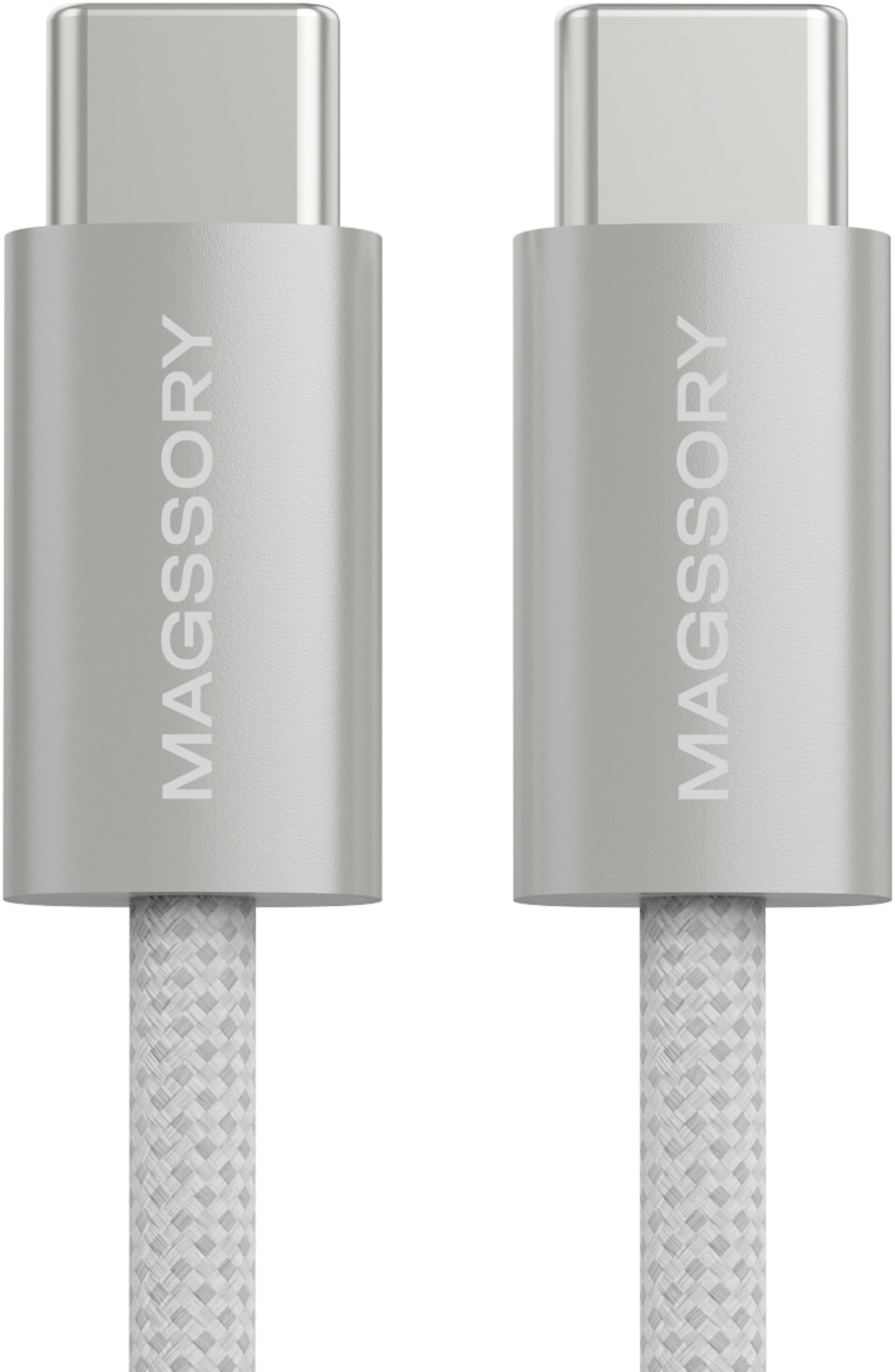 Кабель Magssory CBL002 USB Type-C (m)-USB Type-C (m) 1.5м белый коробка