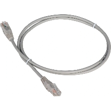 Патч-корд TWT FTP cat.6, с заливными колпачками, 10 м, серый