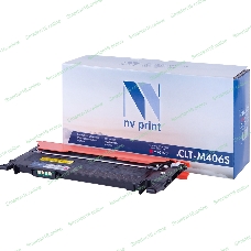 Картридж лазерный NVPrint совместимый Samsung CLT-M406S Magenta для CLP-360/365/368/CLX-3300/3305 (1000k)