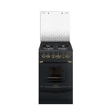 Плита газовая Gefest ПГ 5100-02 0183 черный, конфорок 4 шт, духовка 52 л, 50 см x 85 см x 58.5 см