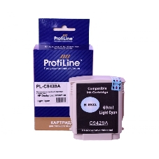 Картридж струйный ProfiLine PL-C9428A (№85) для принтеров HP DesignJet 30/90/130 с чернилами Light Cyan