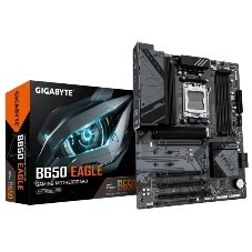 Материнская плата GIGABYTE B650 EAGLE, AM5, AMD B650, 4xDDR5, 4xSATA, 3xM.2, 1xPCI-E 4.0 x16, 1xHDMI, 1xDP, 2xUSB-C 3.2 Gen 1, 2xUSB-A 3.2 Gen 2, 6xUSB-A 2.0, 1x 1Gb LAN, 3x3.5 мм, 7.1, ATX