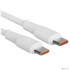 Кабель USB2.0 Hoco Type-C/Type-C, 5А, 240Вт, X93, 1м, белый, коробка
