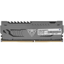 Оперативная память Patriot Viper Steel, DDR4, 16GB (2x8 GB), 3600 MHz, CL18, DIMM, радиатор, черный