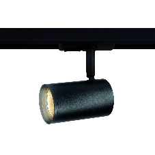 Трековый однофазный светильник со сменной лампой Ambrella light GL5129 BK черный GU10 max 12W
