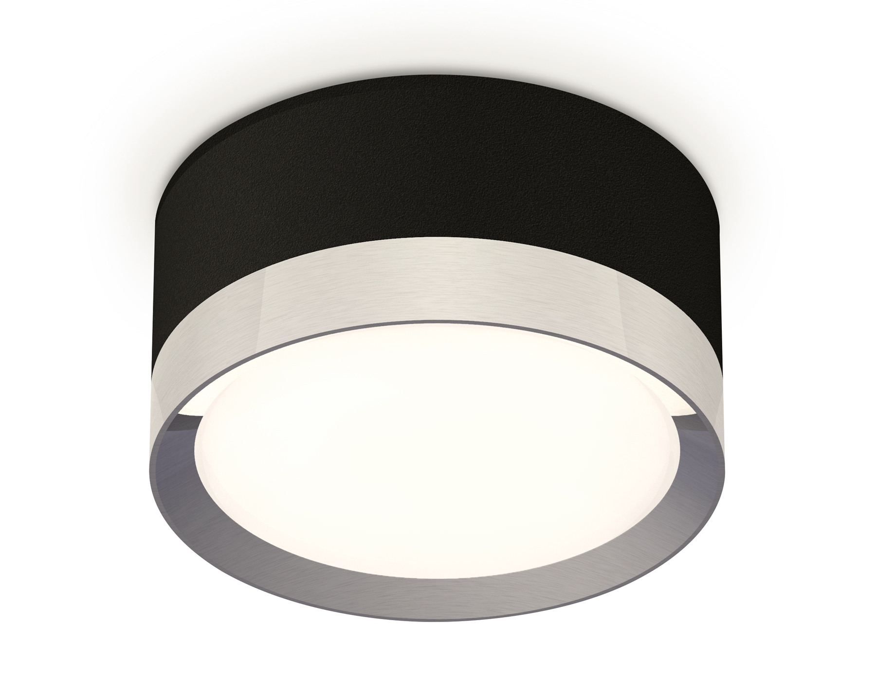 Светильник Ambrella Light XS8102006 SBK/PPH черный песок/графит полированный GX53 (C8102, N8133)