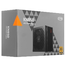Блок питания PCCooler KN850, 850Вт, 80+ Gold, 120мм, модульный, черный