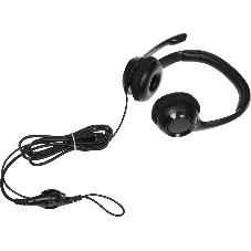 Гарнитура Logitech H390 чёрный, проводная, USB