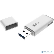 Флешка USB Netac U185 128Gb NT03U185N-128G-20WH, USB 2.0, с колпачком, пластиковая белая